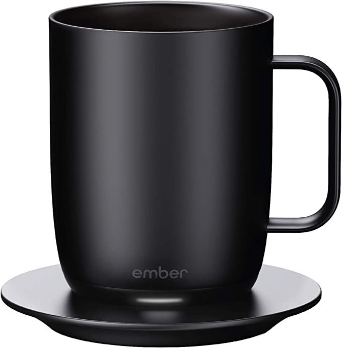 Ember Temperature Control Smart Mug, 14 oz, 1-hr Battery Life, Black - App Controlled Heated Coff... | Amazon (US)