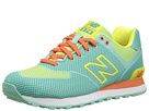 New Balance Classics - WL574 - Woven Pack (Aquamarine/Lemon Pop) - Footwear | Zappos