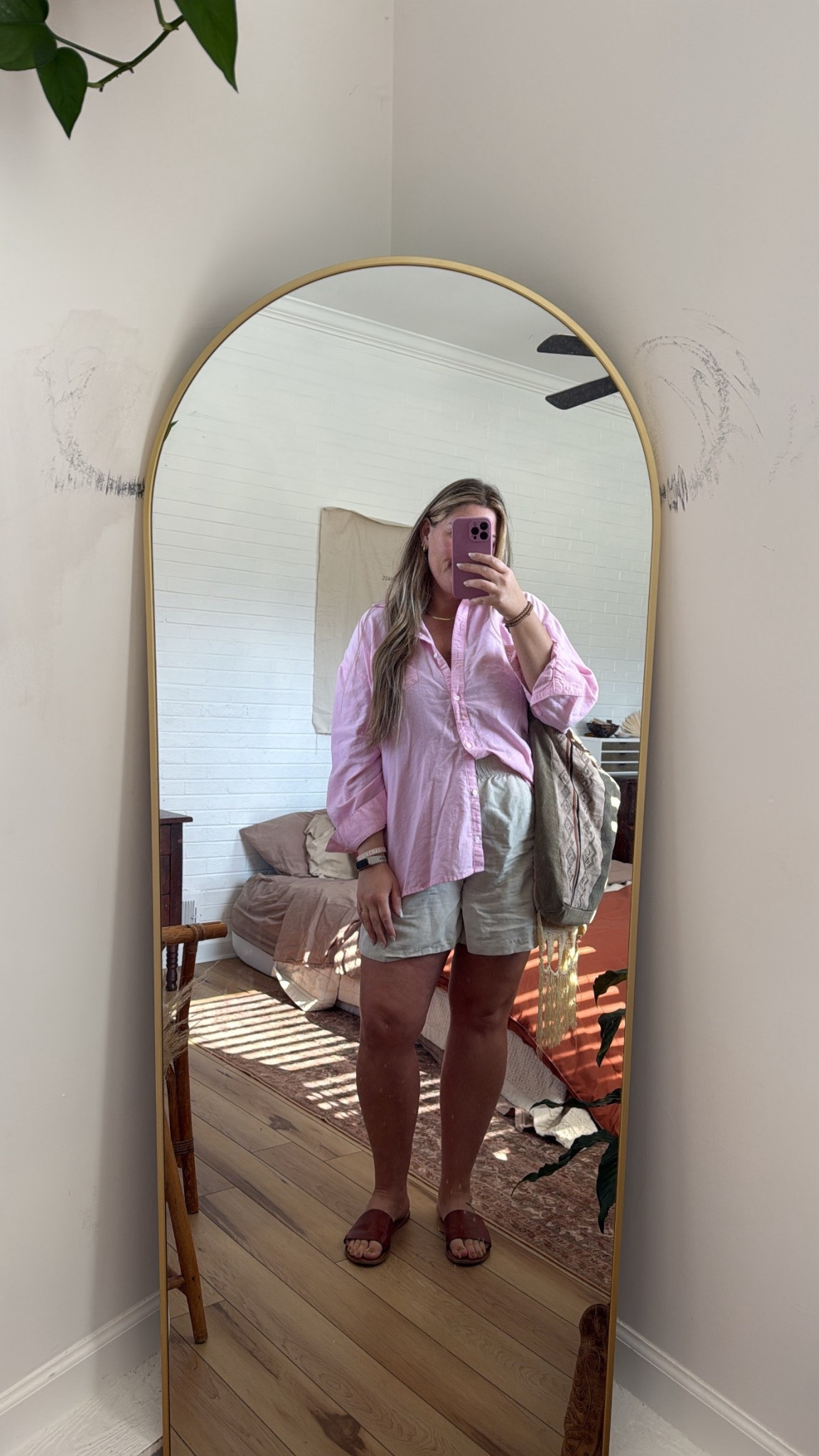 Spring mom fit 🤍 
My fav shorts. I have these in 2 colors. 
Shirt is thrifted old navy but I found the same! Just diff colors. Wearing a 2x
Bag is old FP but I tagged the closest one they have now!

Also wearing my made by Mary jewelry that I never take off 🤍🤍

#LTKSpringSale #LTKmomlife #LTKootd