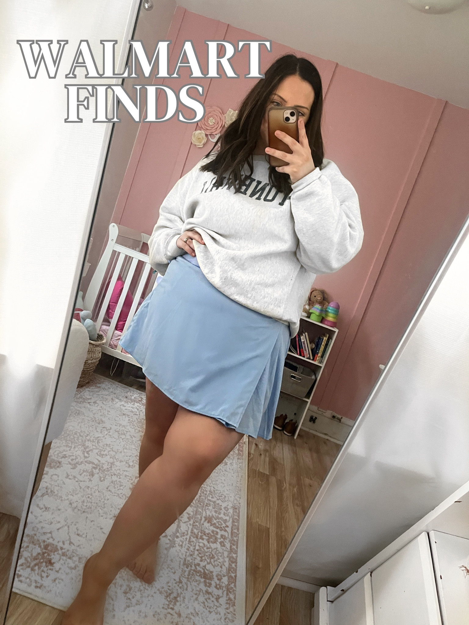 Perfect affordable athletic tennis skorts /skirts from Walmart! These are only $12 and come in three amazing colors!!!! I have all three and they are perfect for midsize girlies! I am wearing size XL. #midsizestyle #midsize #skort #skirt #affordableskort 

#LTKfindsunder50 #LTKmidsize #LTKActive