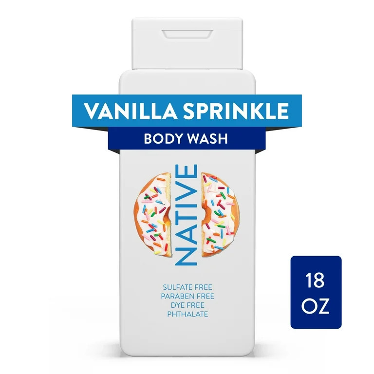 Native Dunkin' Body Wash for Women and Men, Vanilla Sprinkle, 18 oz | Walmart (US)