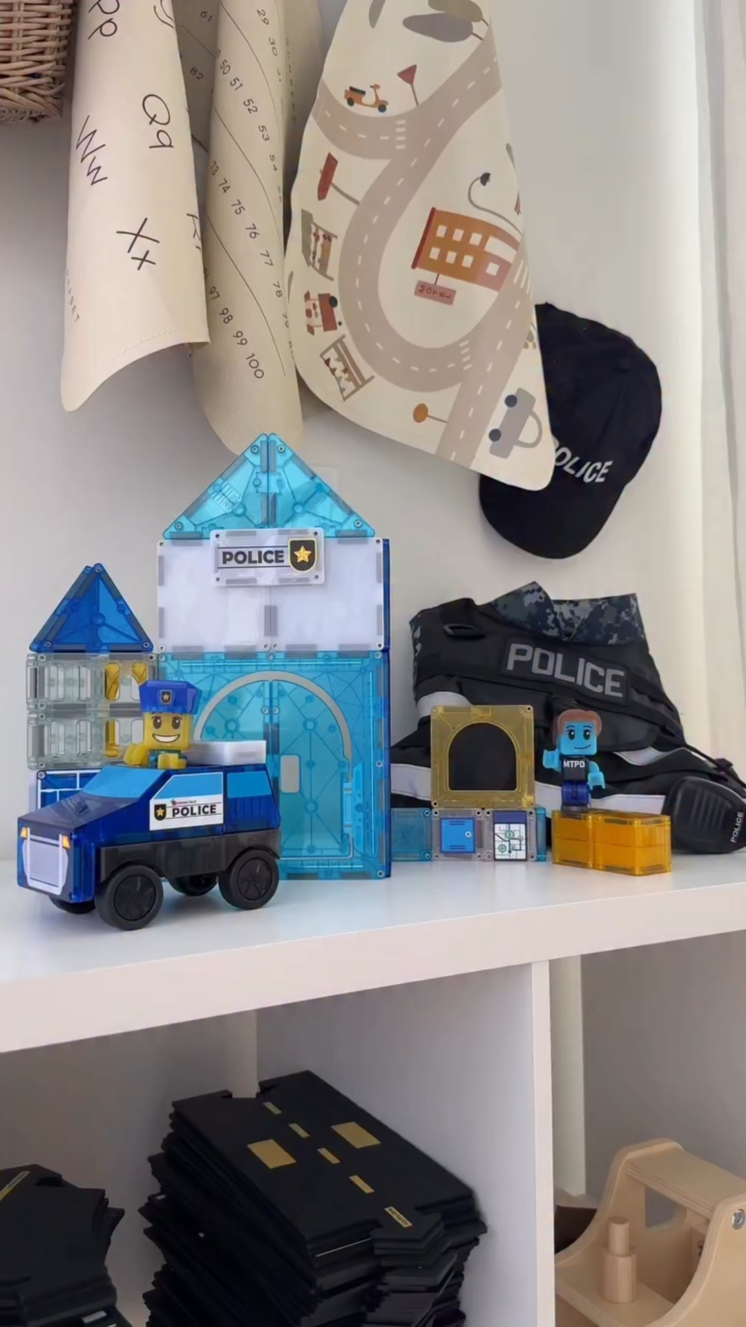 This cutie police magna-tiles set is a fun one with the working sirens and the interchangeable people 🥰 on sale now too! 

#magnatiles #magnetictiles

#LTKHoliday #LTKGiftGuide #LTKKids