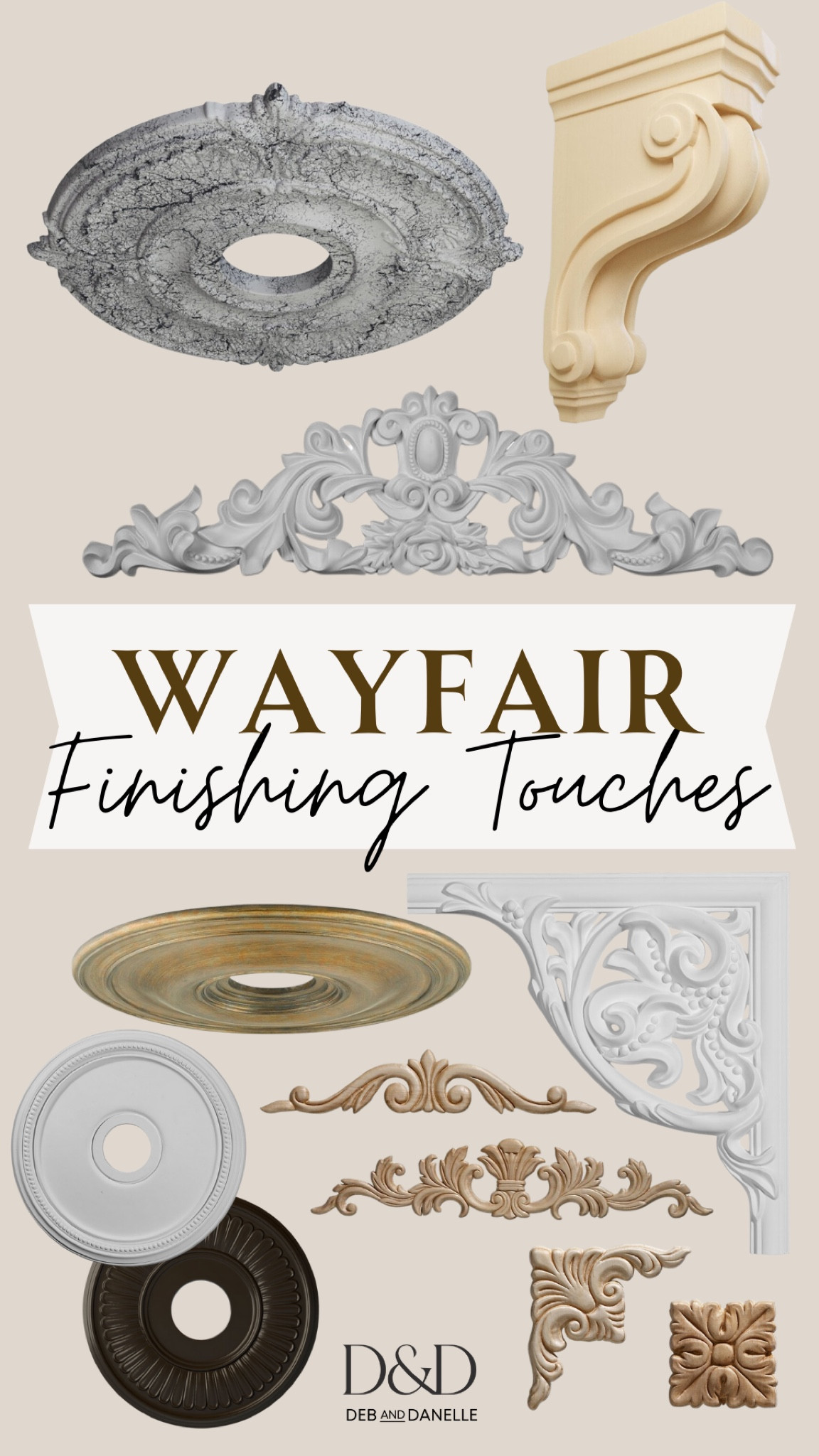 We added these ceiling medallions from @Wayfair around the chandeliers in our living room, and it was the perfect finishing touch! Wayfair has so many great items to help you add those fine details to your home. #Wayfair #WayfairPartner 

#LTKHome #LTKStyleTip