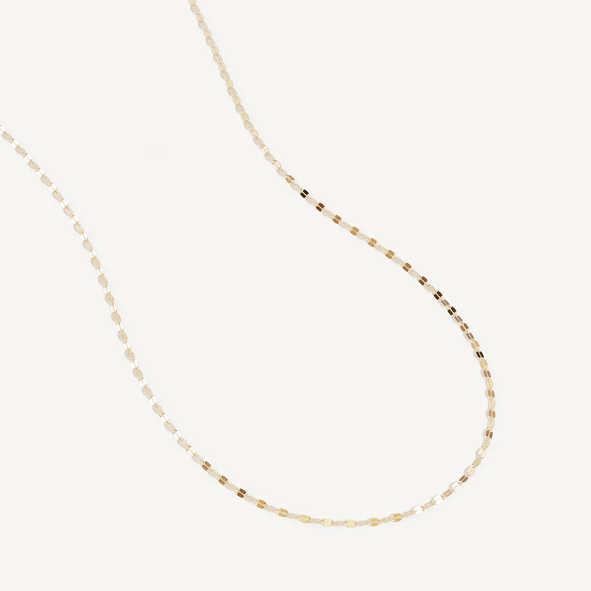 18k Gold Vermeil Light Catcher Sparkle Chain Necklace | By Charlotte