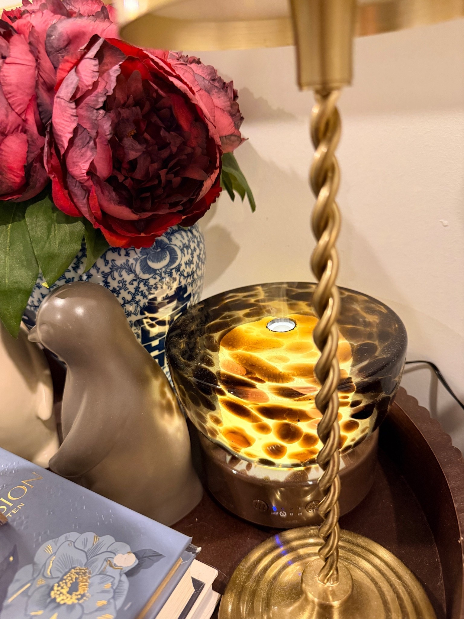 This diffuser is beautiful and gives our bedroom the perfect fall touch!

#LTKHome