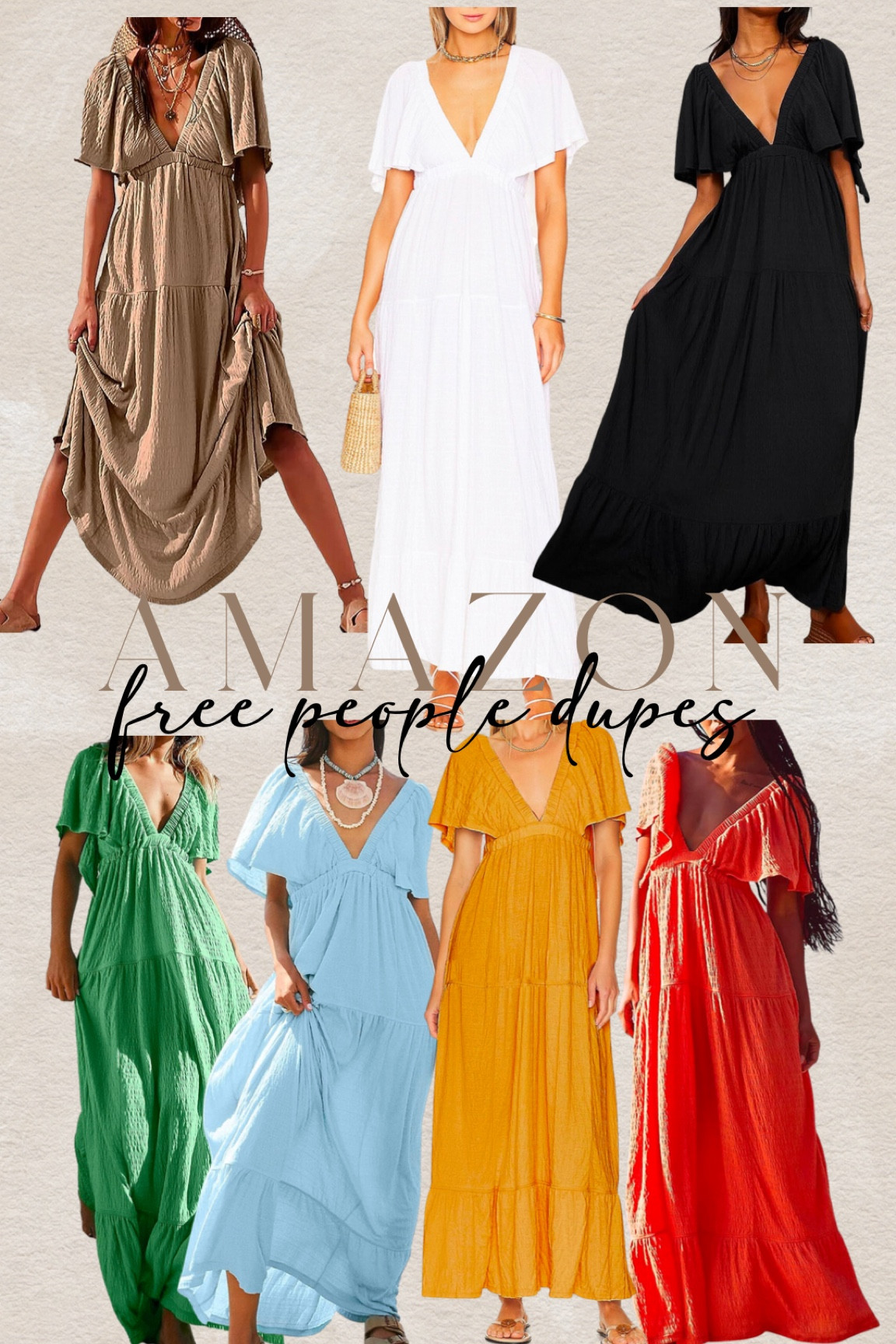 Free people La La maxi dupe on Amazon for under $30! 

#LTKunder50 #LTKFind #LTKstyletip