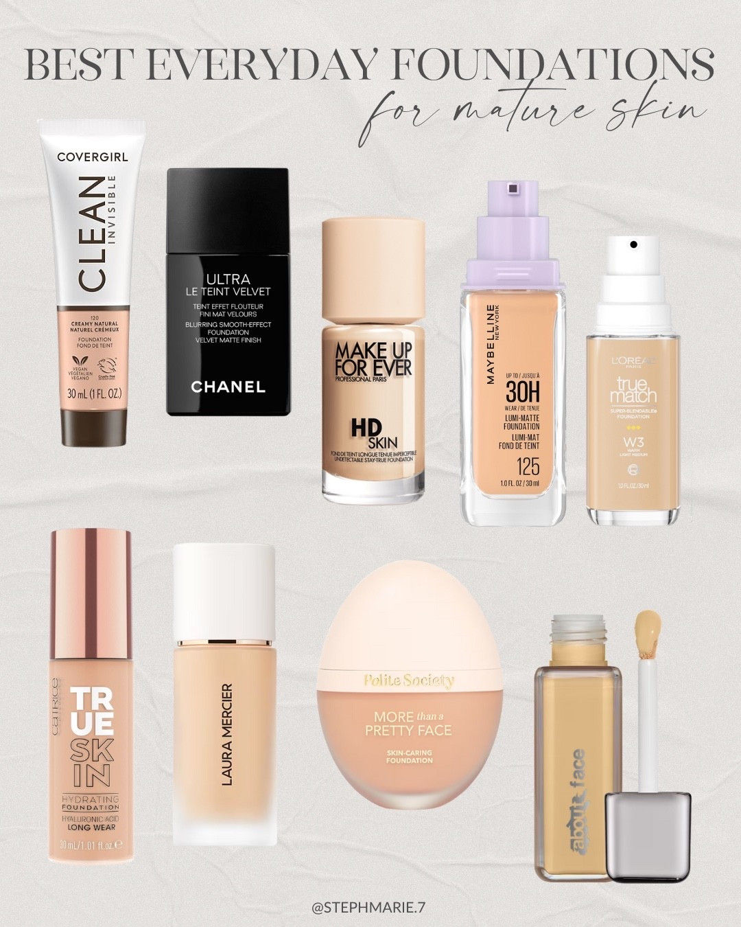 The best everyday foundations that give great coverage for mature skin 🤍

#LTKOver40 #LTKBeauty