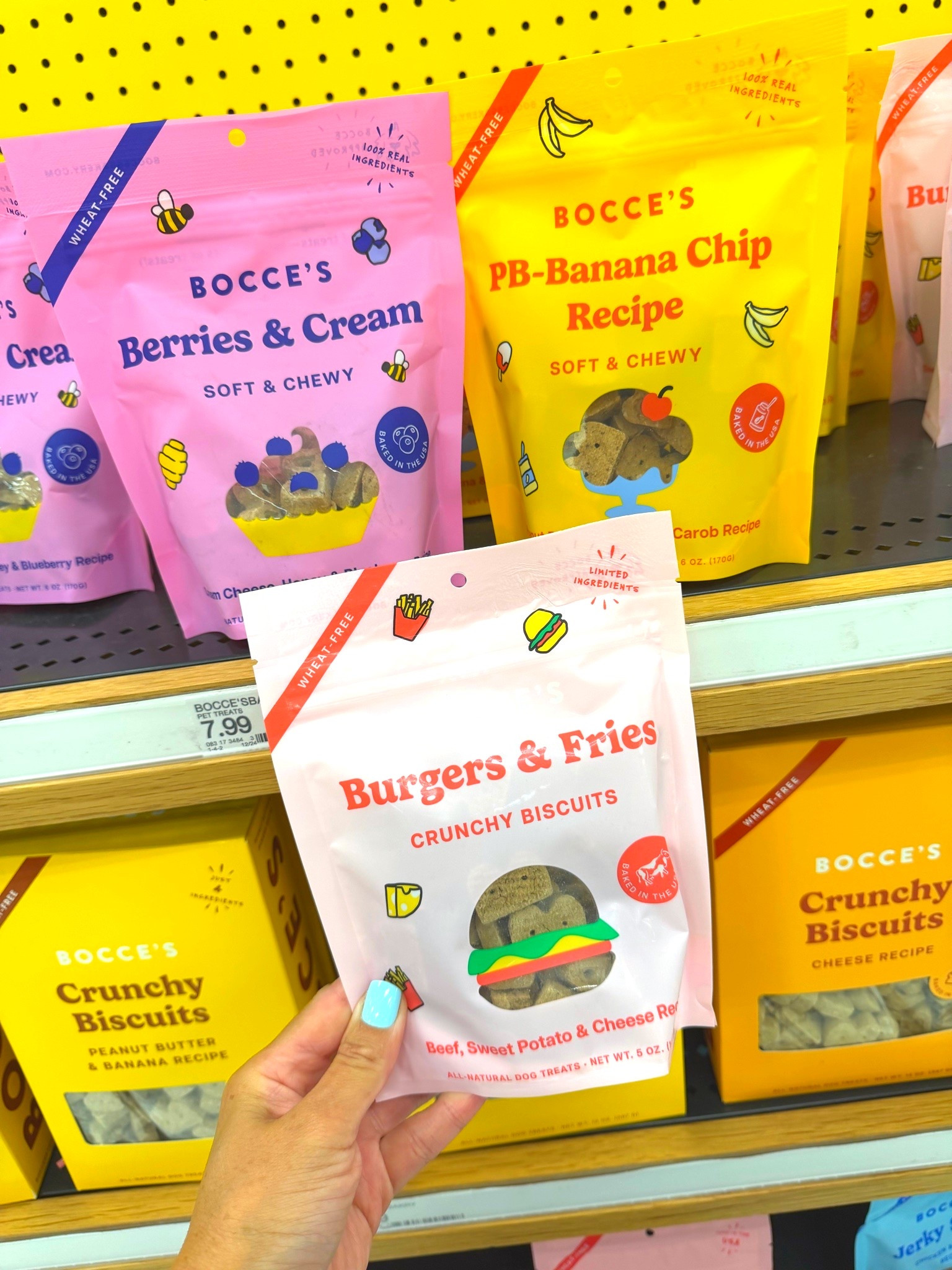 Bocce’s Dog Treats in Berries &’Cream, Burgers & Fries, PB Banana Chip Recipe #target #targetfinds #boccebakery #dogtreats #furmom #dogsnacks #targetgroceries

#LTKHome #LTKmomlife #LTKKids