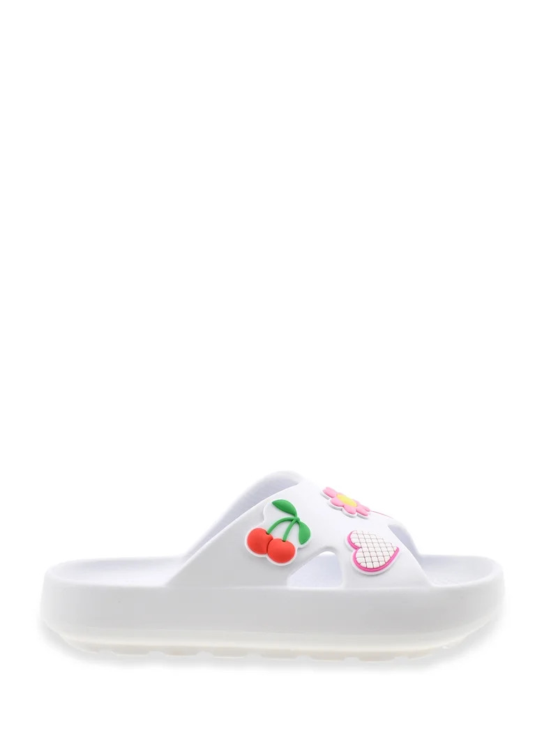 Wonder Nation Little & Big Girls Charm Slides | Walmart (US)