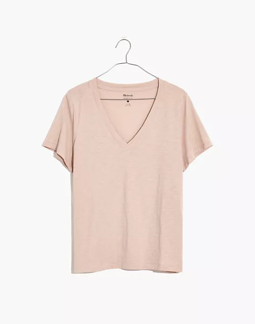 Whisper Cotton V-Neck Tee | Madewell