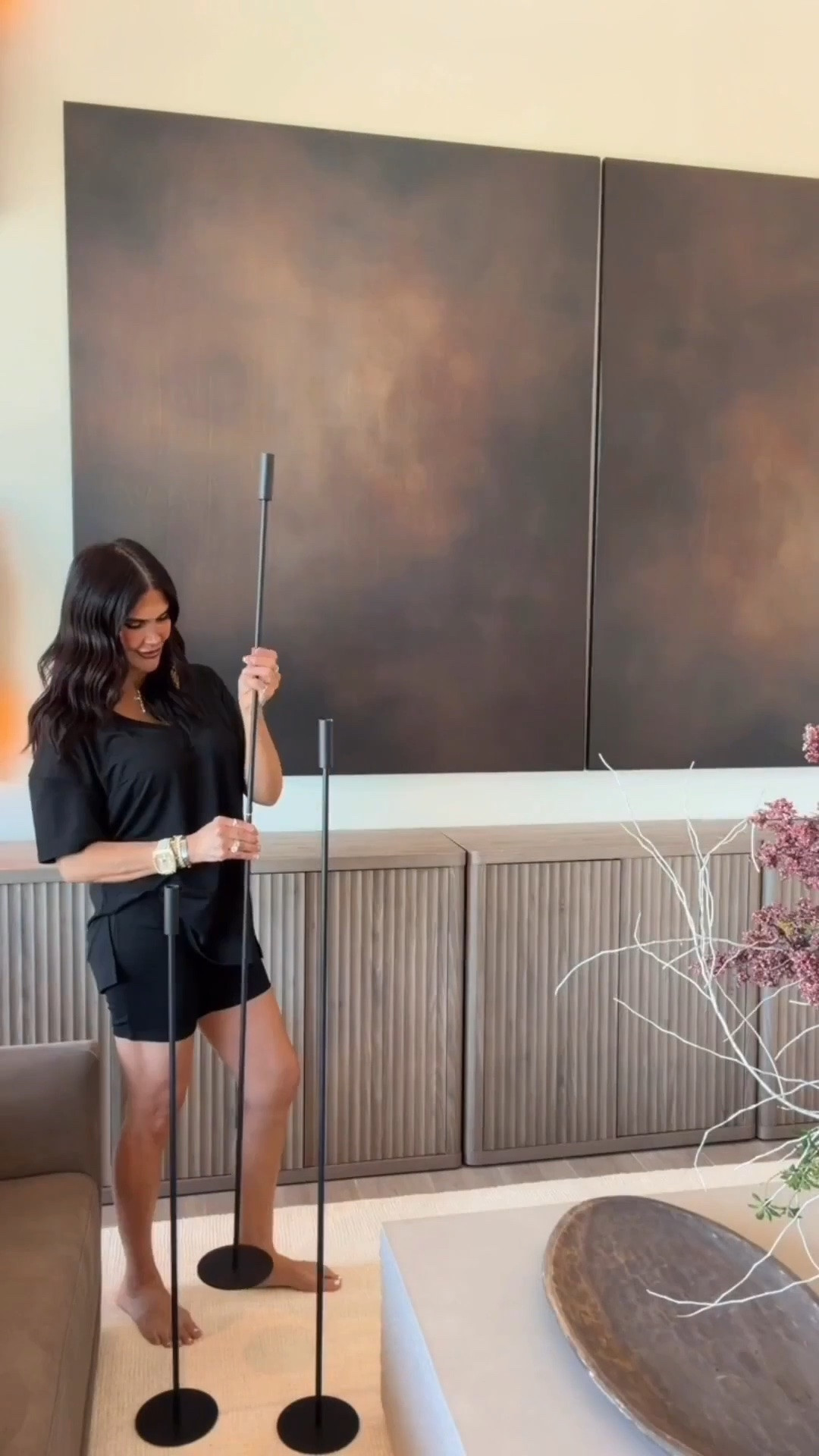 These staggering tall candlesticks are such a show‑stopping find. Not only are they unique, they’re absolutely gorgeous. Their height adds instant drama, and they’re so easy to tuck into small empty spaces for an elevated touch. A simple swap with a big visual payoff. 

Summerthompsonstyles

---

modern candlesticks tall candle holders dramatic decor neutral home styling elevated accents small space decor interior refresh luxe home vibe

#LTKU #LTKHome #LTKdayinmylife