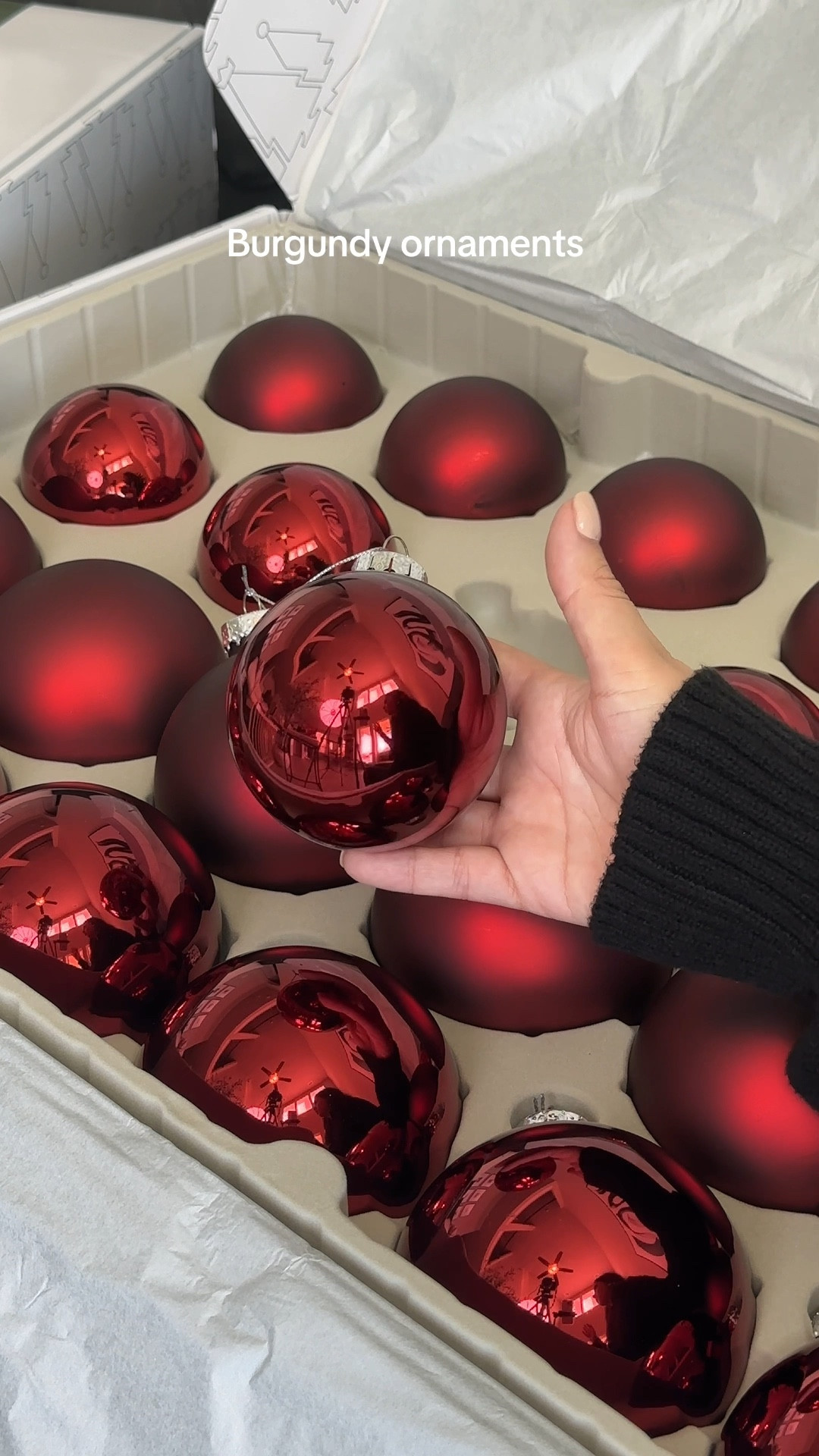 Falling in love with these rich burgundy ornaments for my tree this year 🎄

#LTKSeasonal