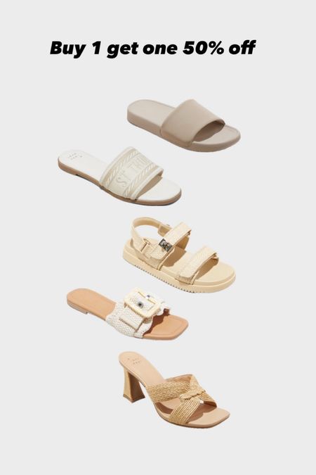 BOGO 50% off shoes! 
Sandals 
Target finds 


#LTKsalealert #LTKshoecrush