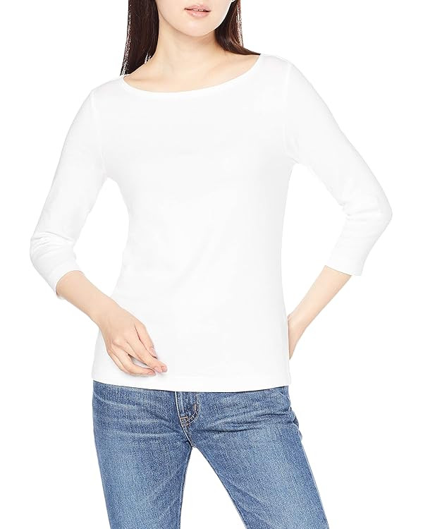 Amazon Essentials Womens 3/4 Sleeve Boatneck T-Shirt | Amazon (CA)
