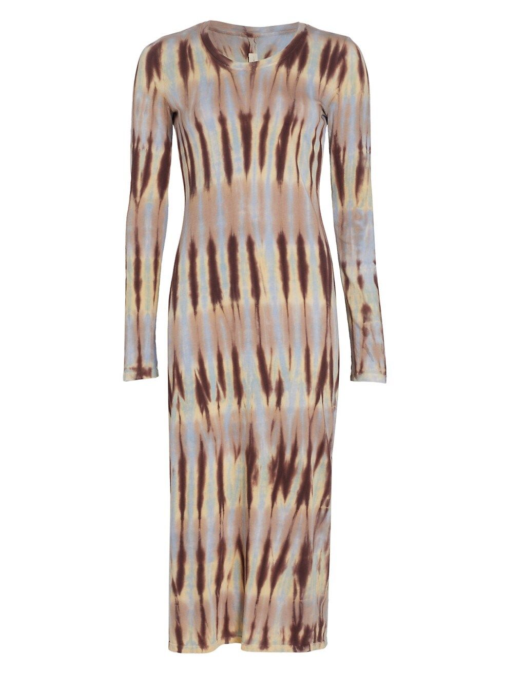 Raquel Allegra Tie-Dye Body-Con Midi Dress | Saks Fifth Avenue