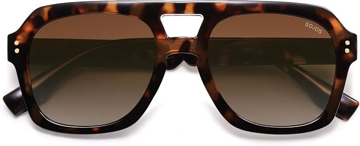 SOJOS Retro Polarized Aviator Sunglasses Womens Mens SJ2385 | Amazon (US)