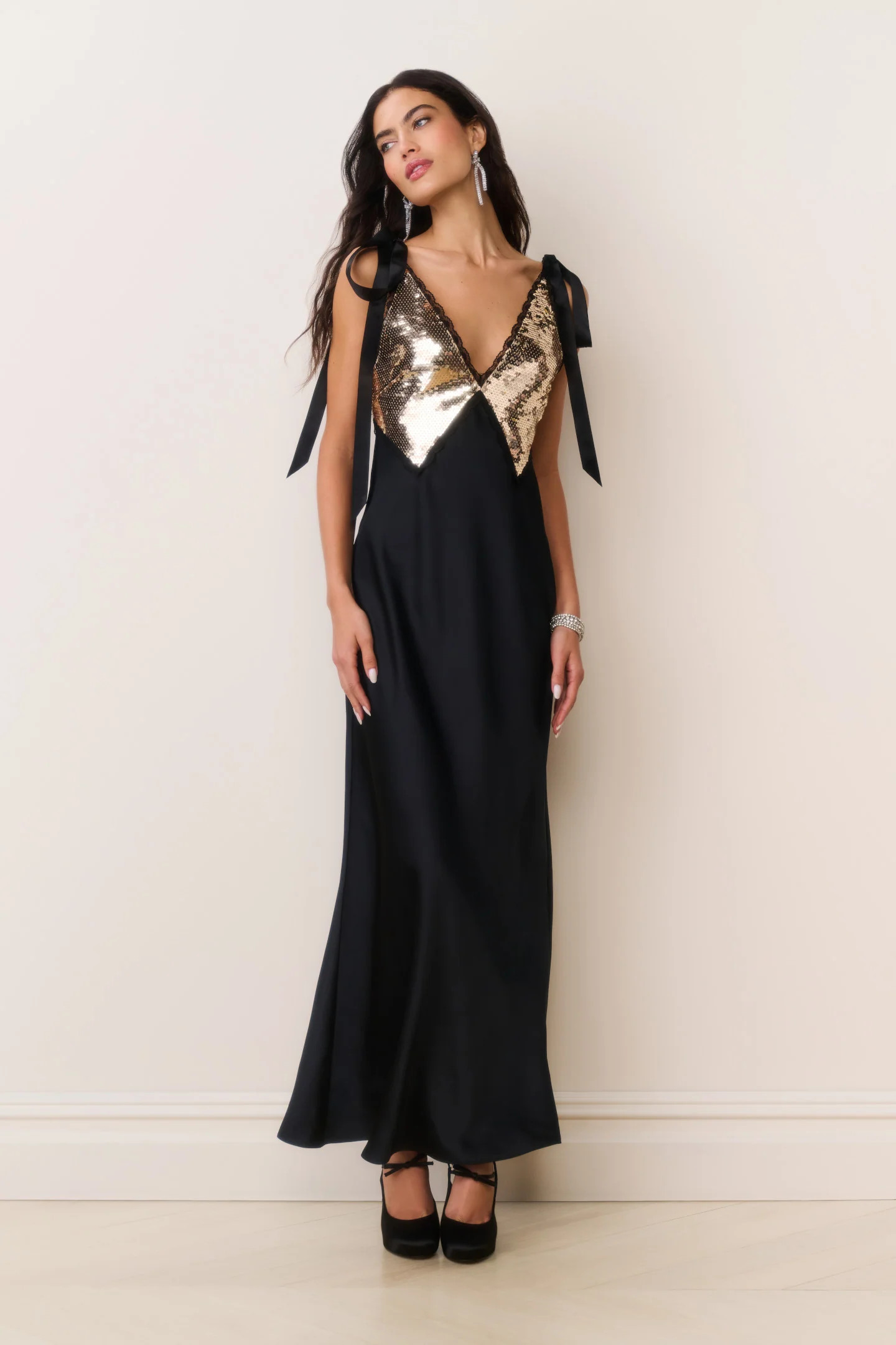 Talissa Sequin Maxi Dress | LoveShackFancy