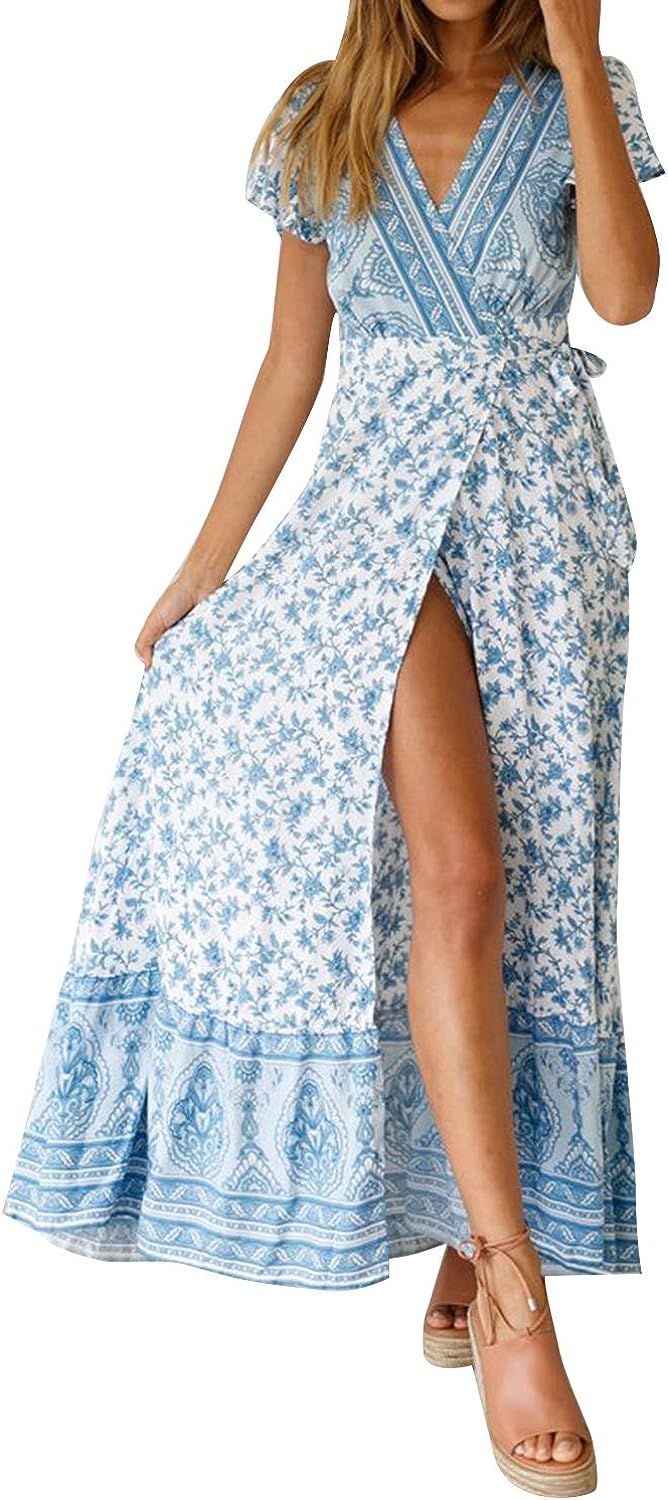 MINTLIMIT Tunic Dress Women Cotton Button Down Lapel Long Sleeve Pockets Belt | Amazon (US)