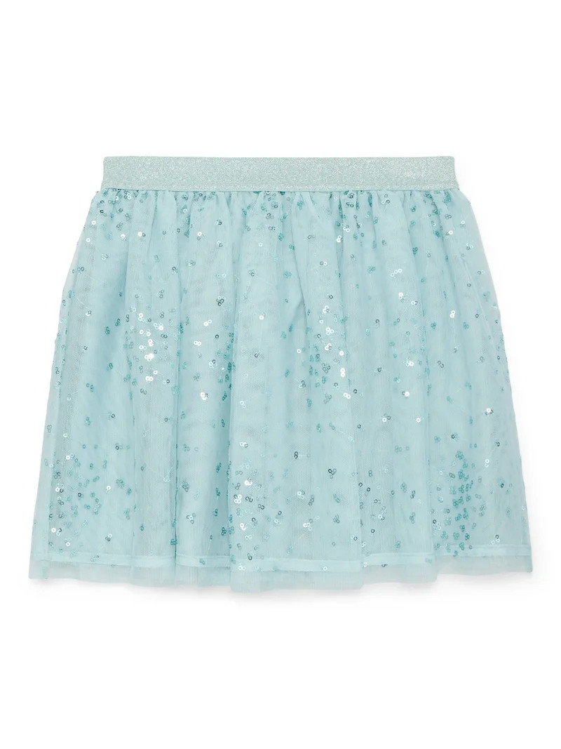 Wonder Nation Girls Sequin Skirt, Sizes 4-10 | Walmart (US)