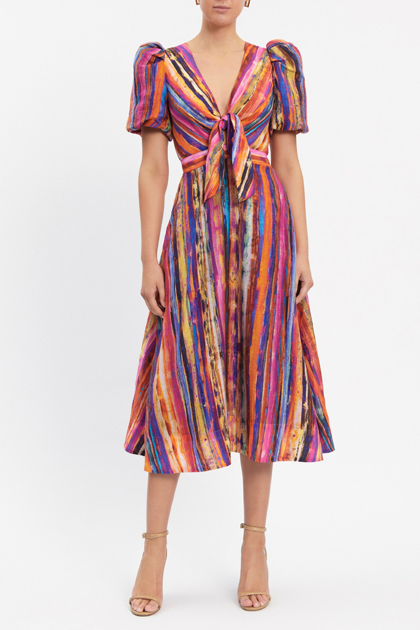 Les Fauves Puff Sleeve Midi Dress | Rebecca Vallance (AU)