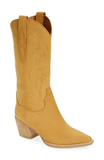 Jeffrey Campbell Dagget Western Boot in Tan Nubuck at Nordstrom Rack, Size 8.5 | Nordstrom Rack