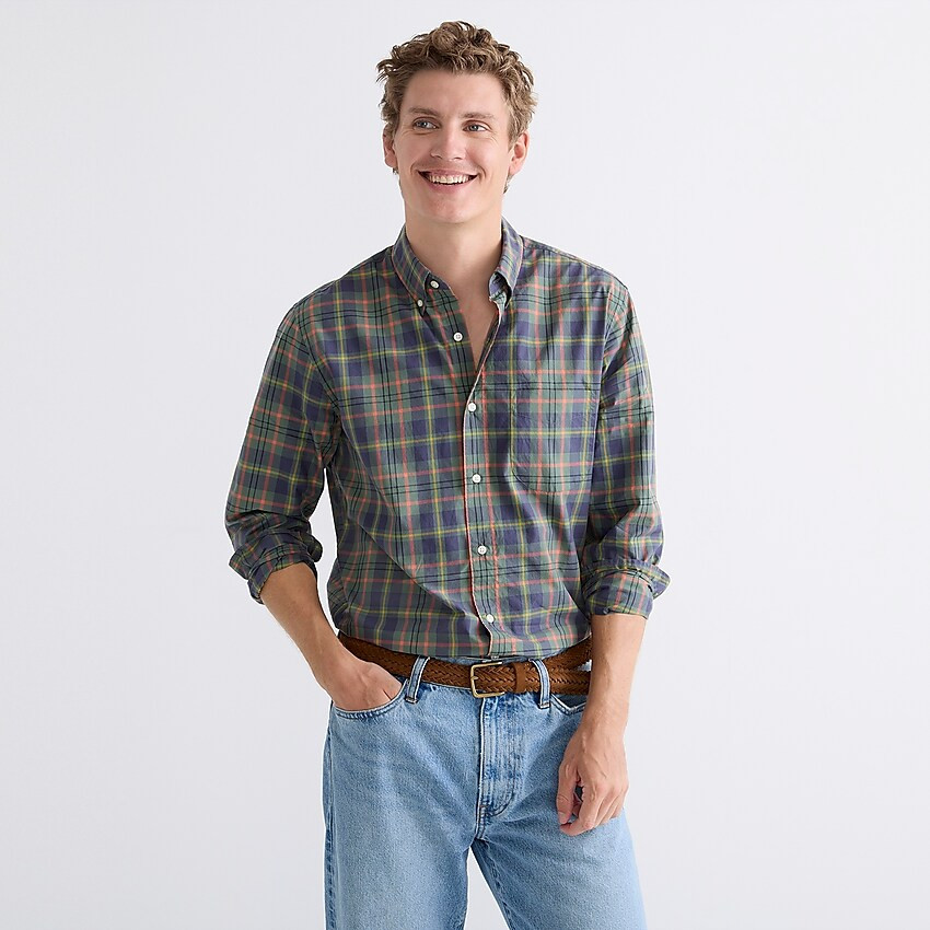 Secret Wash cotton poplin shirt | J. Crew US