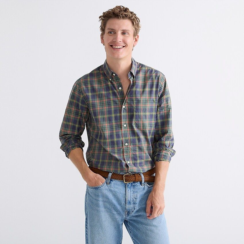 Secret Wash cotton poplin shirt | J.Crew US