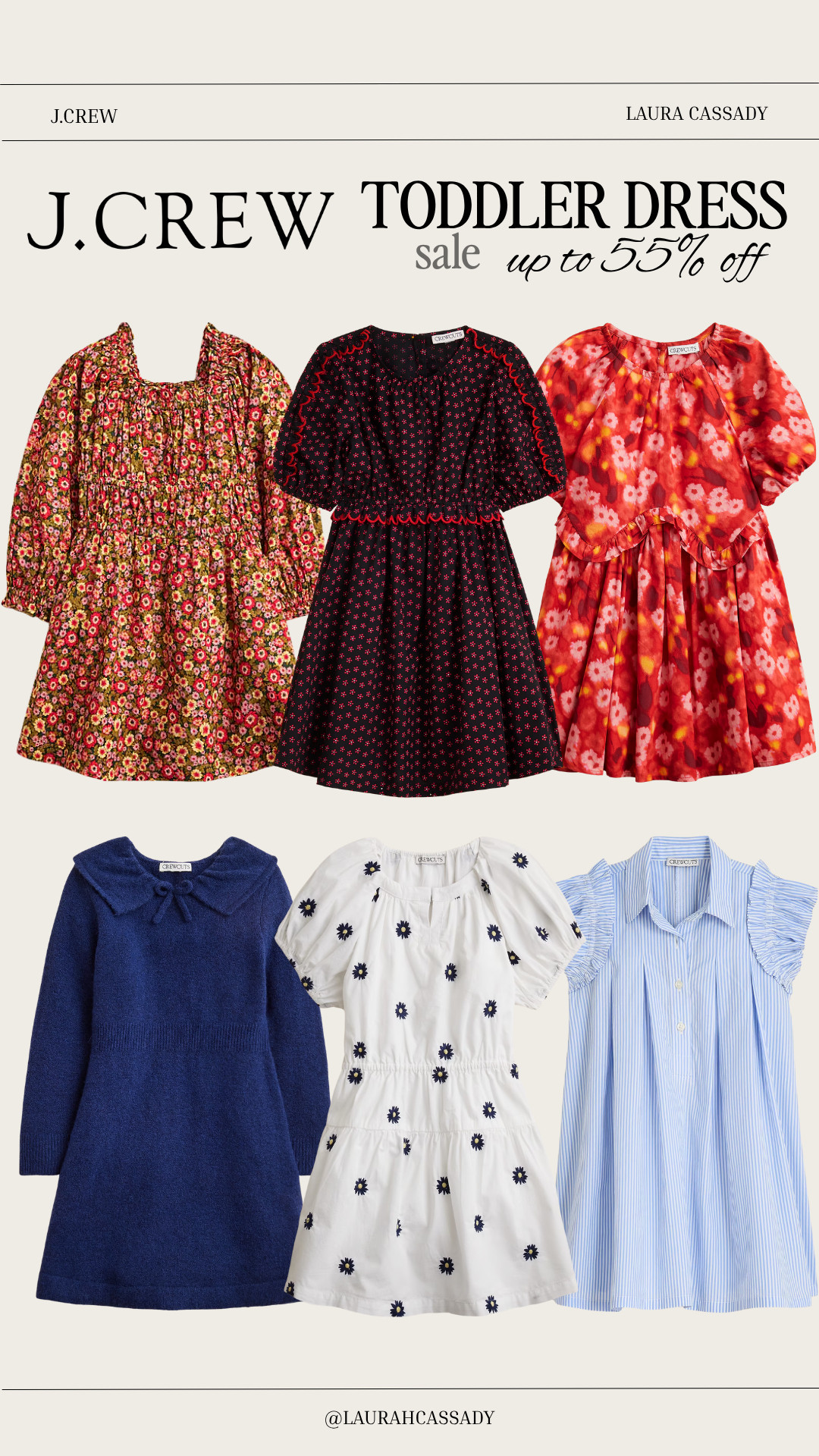 The sweetest J.Crew toddler dresses — now up to 55% off! 🎀 Perfect for playdates, holidays, and everything in between. Classic prints, soft fabrics, and adorable details your little one will love. 

 #JCrewKids #ToddlerStyle #KidsFashion #ToddlerOutfits #SaleFinds #LTKKids #LTKSale #LTKSeasonal #LTKSaleAlert #LTKKids