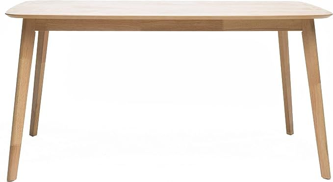 Christopher Knight Home Nyala Wood Dining Table, Natural Oak Finish | Amazon (US)