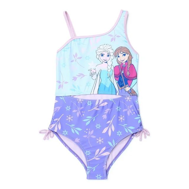 Frozen Swimsuit, One Piece, Sizes 4/5 - 7/8 | Walmart (US)