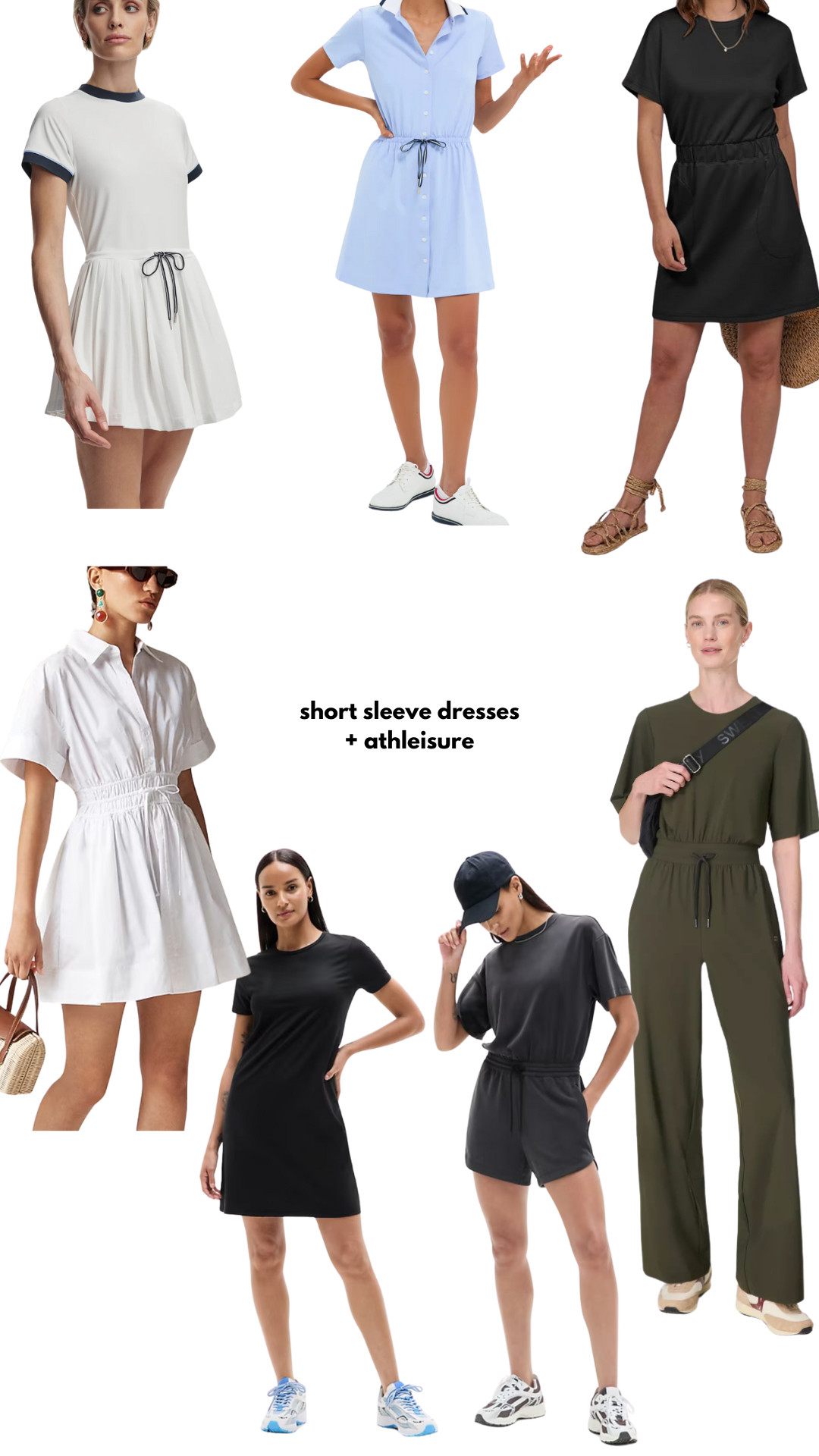 Shopping Cart Wednesday: athleisure and dresses with short sleeves  

 #LTKActive #LTKFindsUnder100 #LTKStyleTip