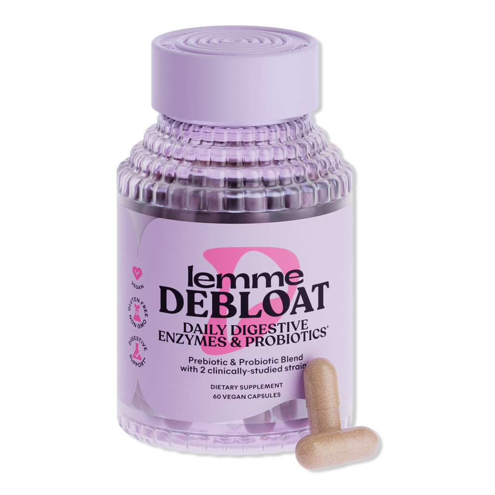 Lemme Debloat: Digestive Probiotic & Multi-Enzyme Capsules | Ulta
