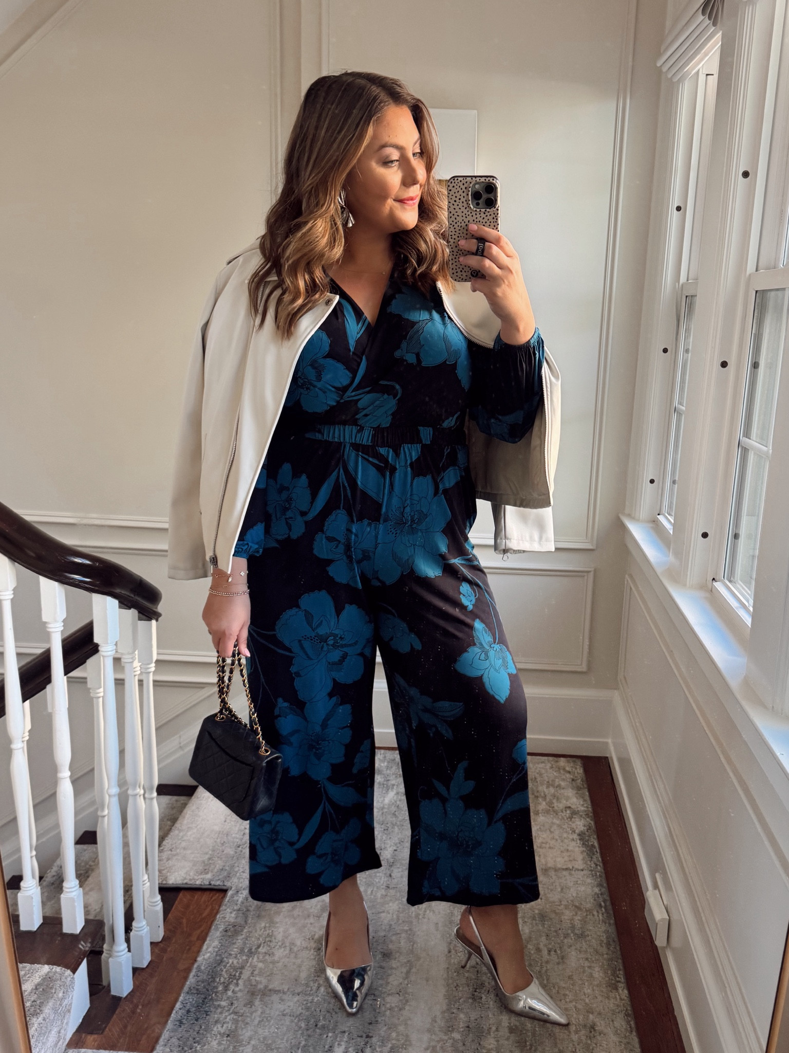 Going to the theatre tonight - love this jumpsuit for the fall, perfect for showers, date night, or events and parties! Wearing size XL in jacket and 14/16 in jumpsuit. 

#LTKParties #LTKMidsize #LTKStyleTip