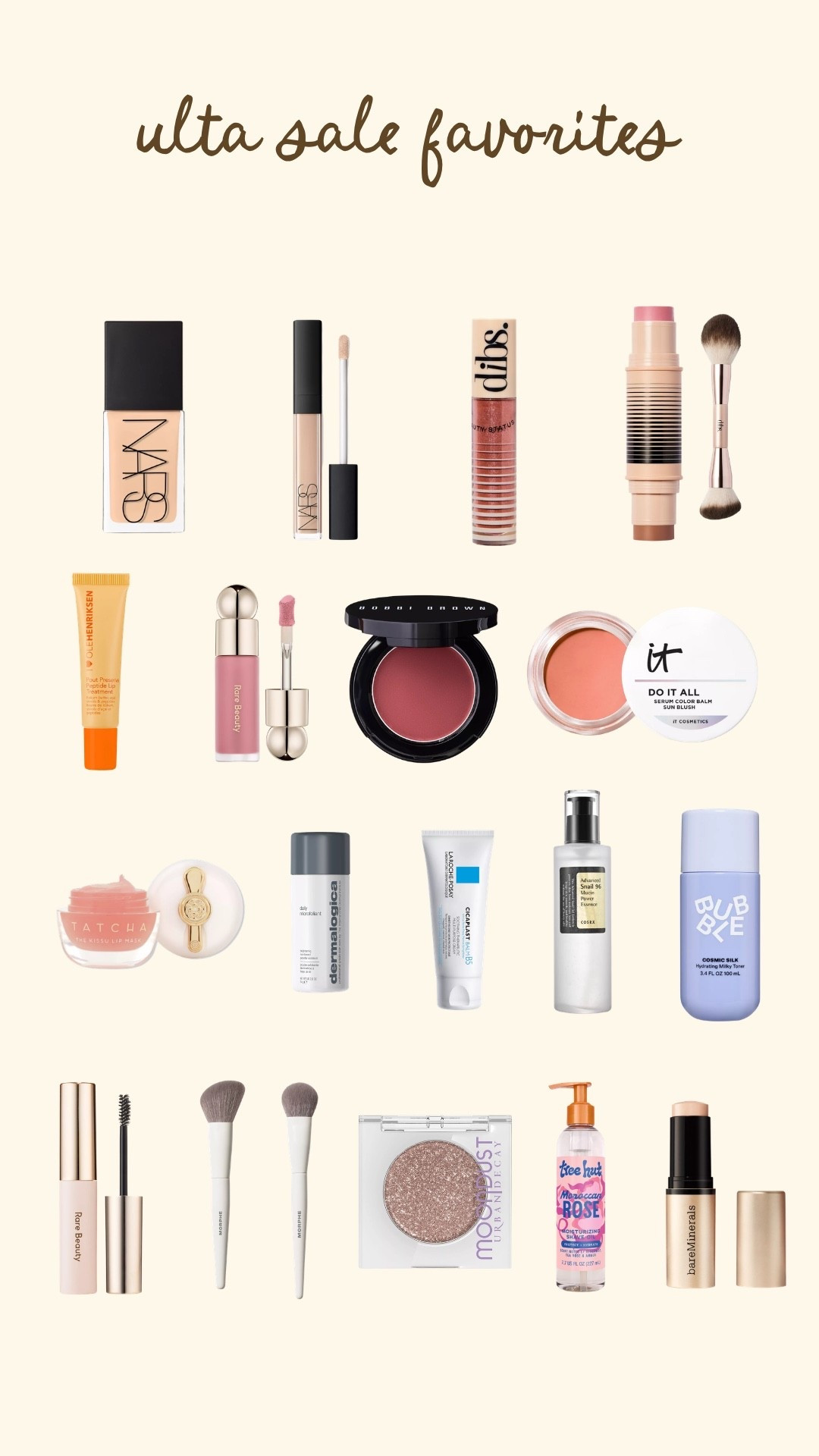 Ulta is having such a good sale right now and these are some of my holy grail products! Definitely restocking on some 🤭 

#LTKBeauty #LTKSaleAlert #LTKgrwm