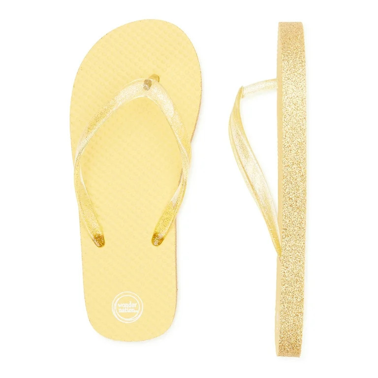Wonder Nation Girls Flip Flops | Walmart (US)