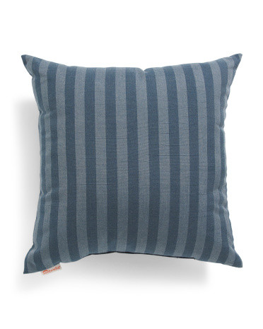 18x18 Indoor Outdoor Striped Pillow | Polyester/Acrylic | Marshalls