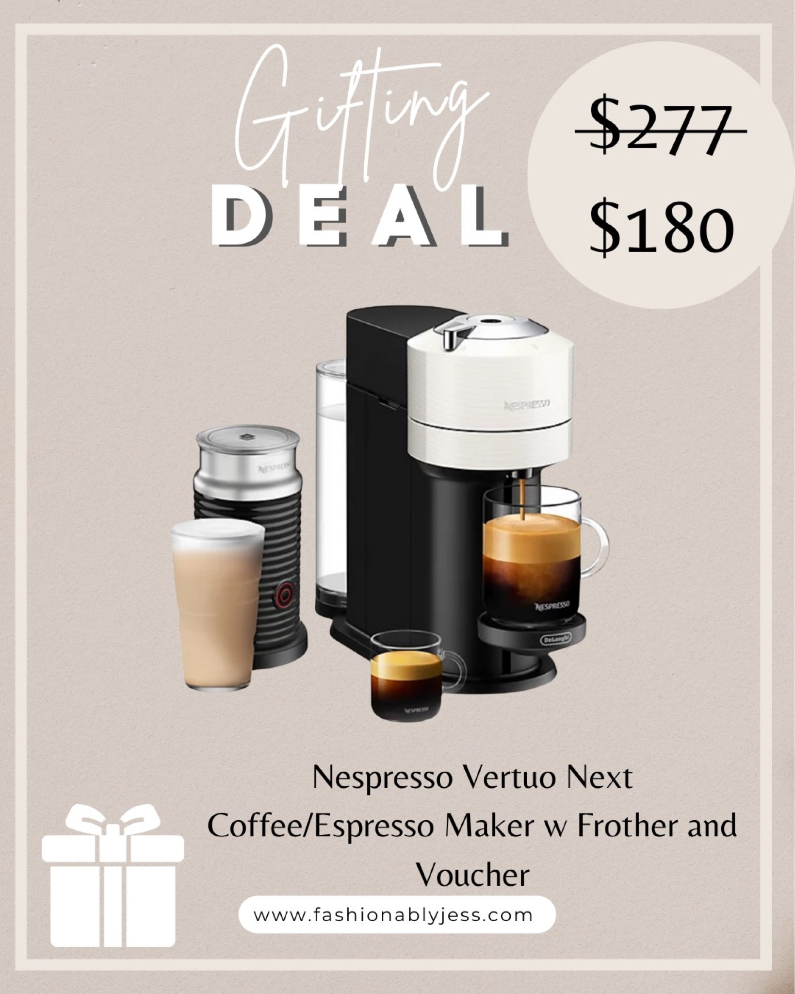 Can’t believe the SALE on this Nespresso coffee machine with frother! Great gift for a coffee lover! 

#LTKsalealert #LTKhome #LTKGiftGuide