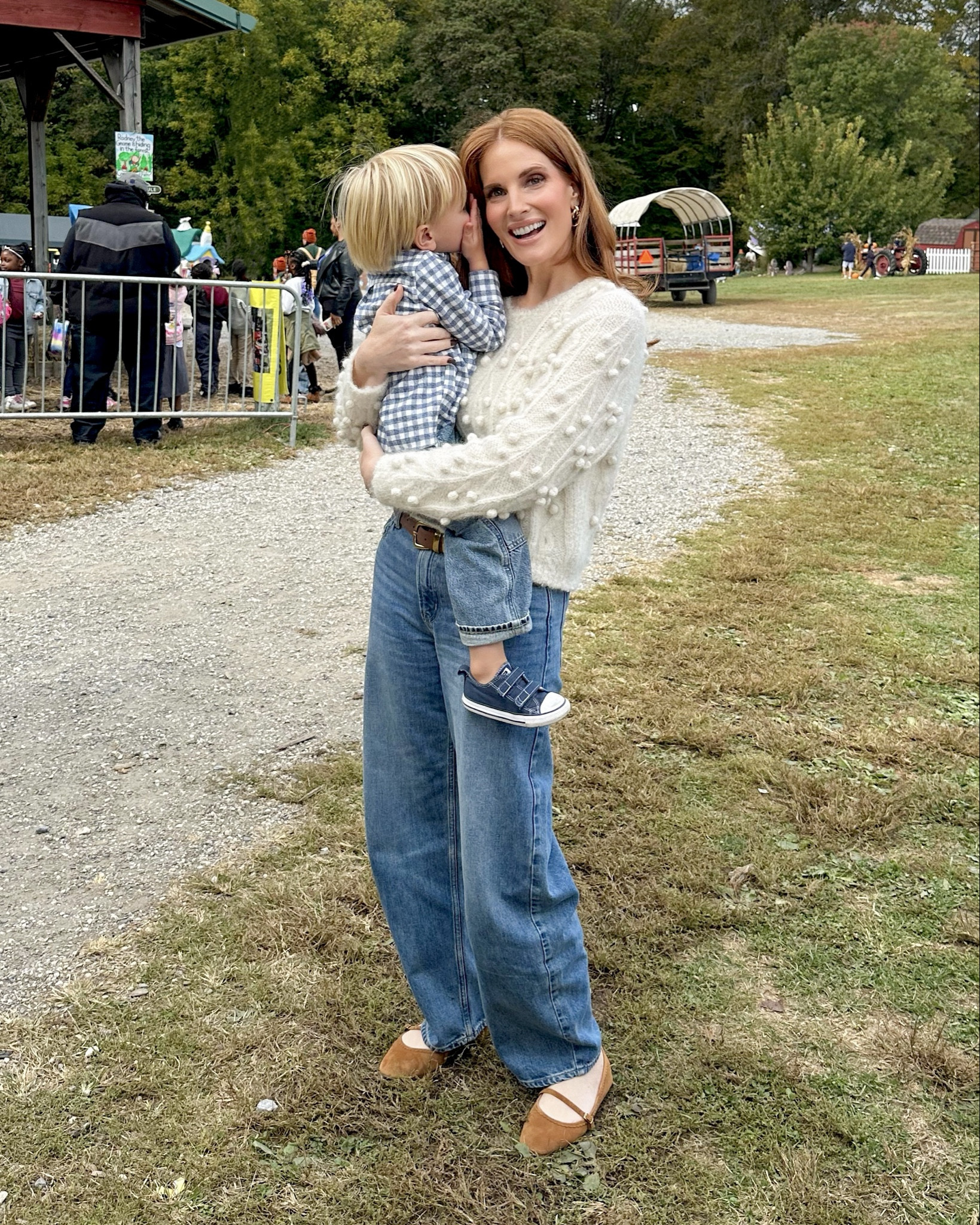 Pumpkin patch perfection 🎃 My little fall guy in flannel, denim, and tiny Converse. Because autumn style starts early.


pumpkin patch outfit toddler boy fall outfit flannel toddler fall fashion baby boy fall clothes gap kids jeans converse toddler shoes fall family style cozy fall looks boy mom style

#LTKSeasonal #LTKShoeCrush #LTKHalloween