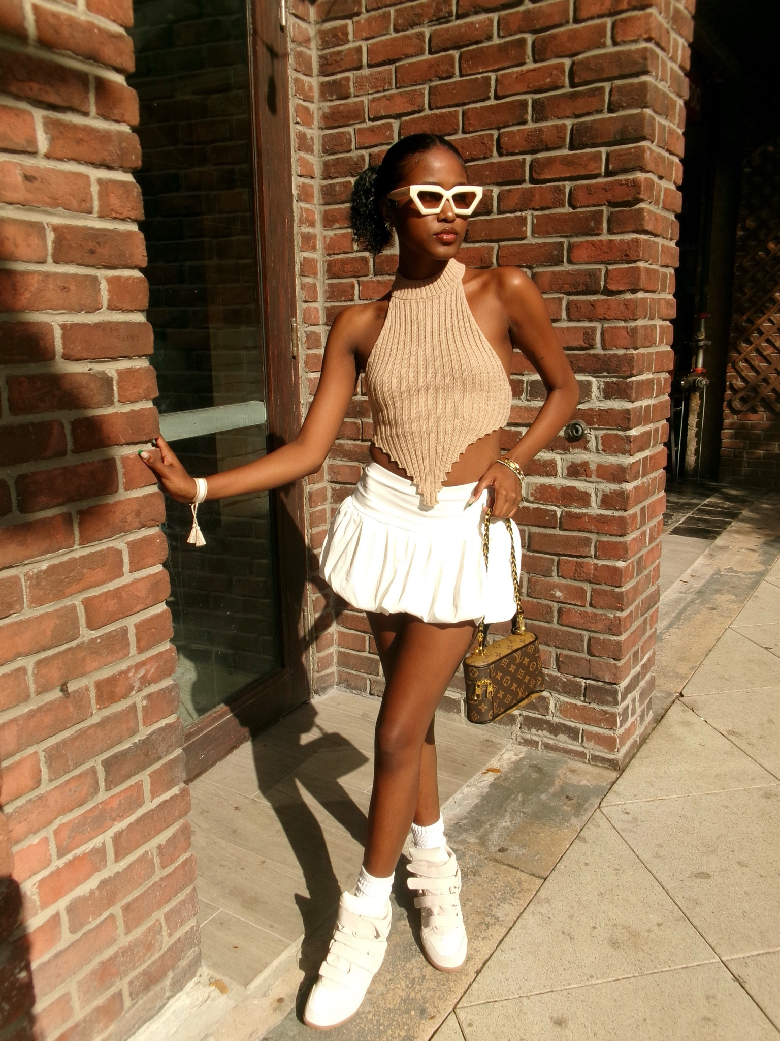 loved this beige look!🤍
#ltkstyle 

#LTKItBag #LTKStyleTip