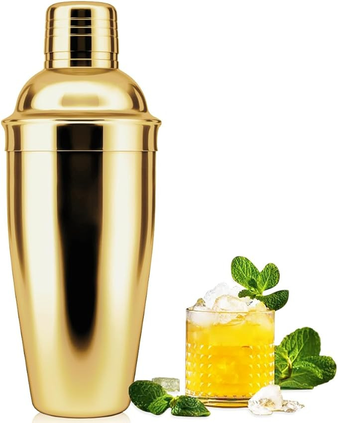 NewGF Cocktail Shaker,Drink Mixer with Built-in Strainer for Mixing Drinks Margaritas,Beginner Fr... | Amazon (UK)