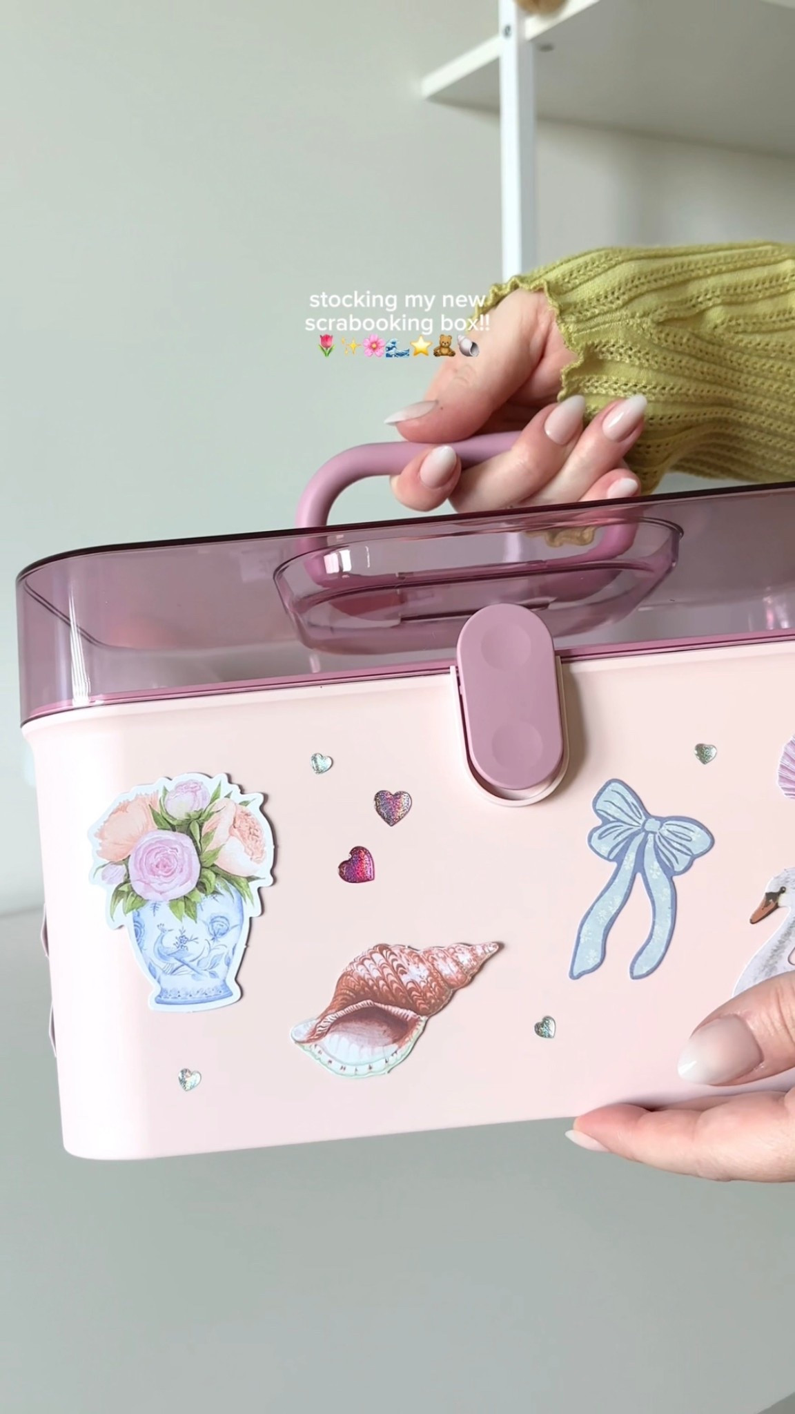 new scrapbooking craft box!! ⭐️🌸

scrabooking supplies, junk journaling, craft organization, craft storage

#LTKvlog #LTKHome