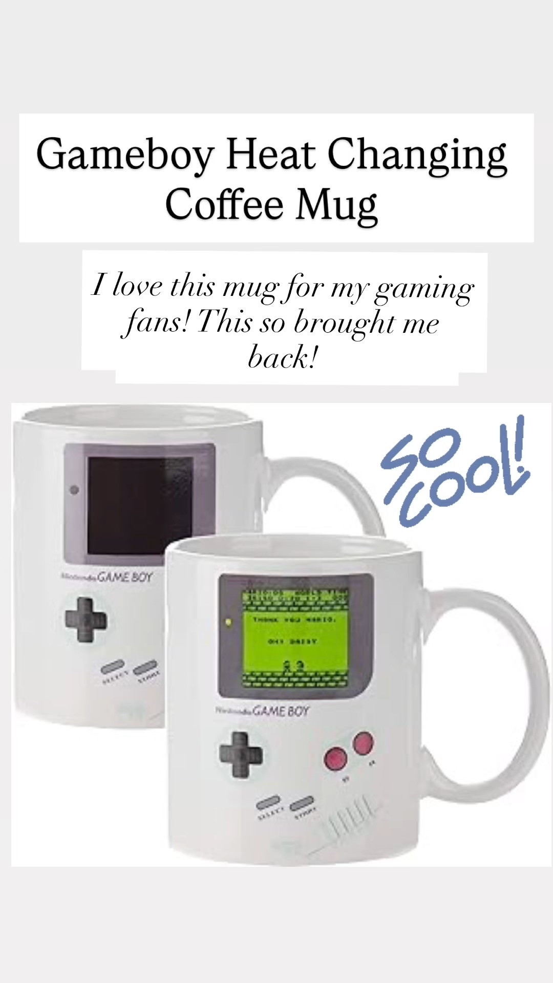 Gameboy Heat Changing Coffee Mug

#LTKGiftGuide #LTKHoliday
