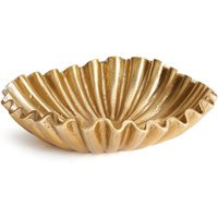 Napa MAVIS DECORATIVE TRAY, Aluminium in Gold by DecoratorsBest | DecoratorsBest
