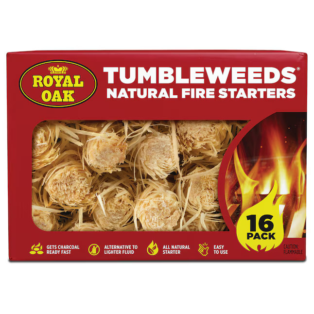 Royal Oak Natural Fire Starters 16 -Pack 0.75 Pound(s) Tumbleweed | Lowe's
