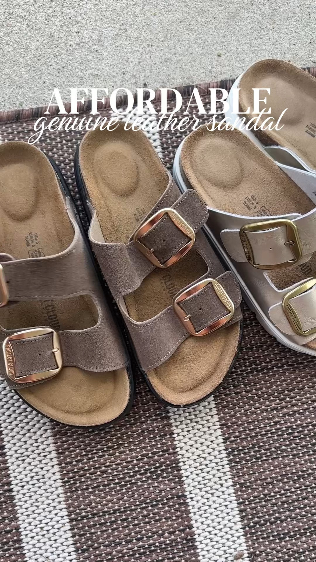 The memory foam insole makes these so comfortable that you don’t even have to break them in! #ltkshoes #ltksandals #ltkwomensfashion