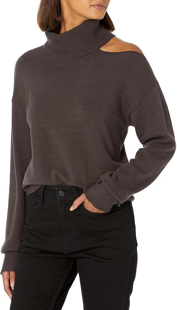 The Drop Women's Josephine Long Sleeve Cutout Loose Turtleneck Sweater | Amazon (US)