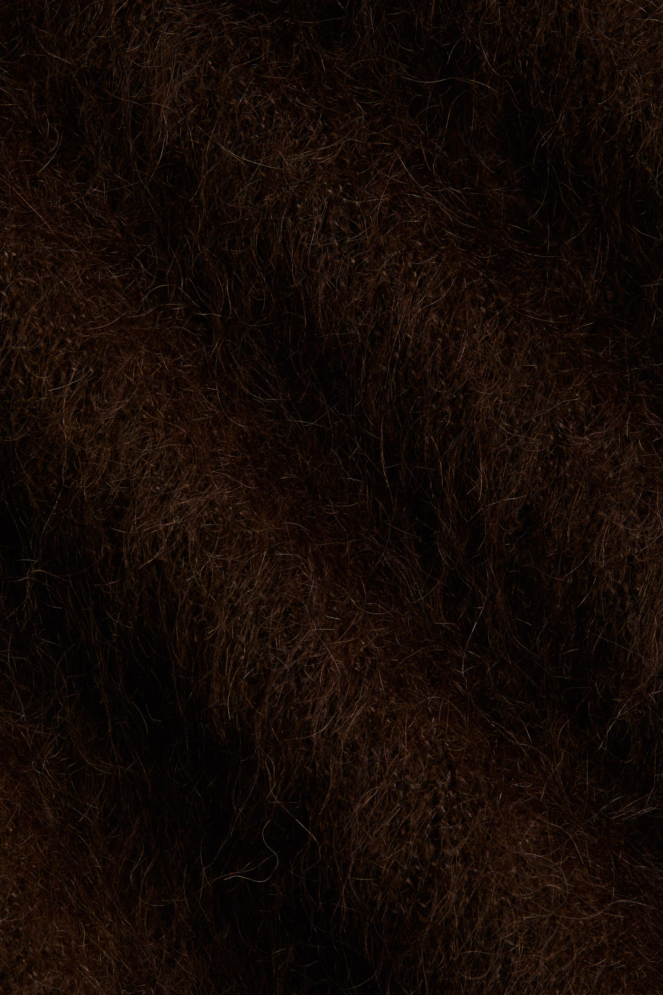 Oversized mohair-blend jumper - Dark brown - Ladies | H&M GB | H&M (UK, MY, IN, SG, PH, TW, HK)