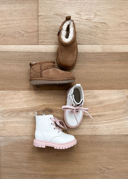 Toddler fall boots! Ps cute white/pink combat boots are currently on sale! 
.


#LTKkids #LTKsalealert #LTKfamily