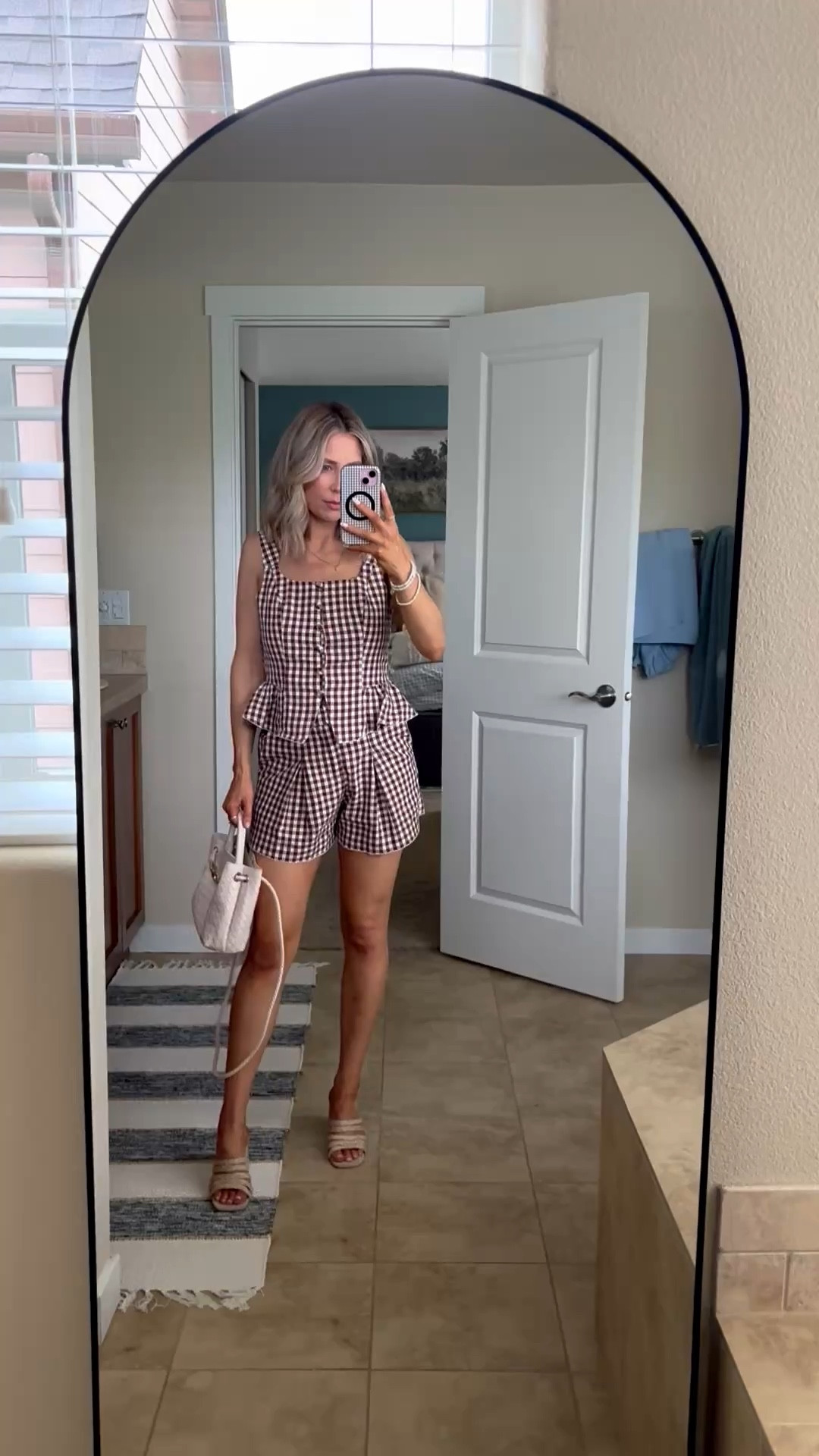 Wearing XS in top and shorts  

#LTKMothersDay #LTKootd #LTKSeasonal