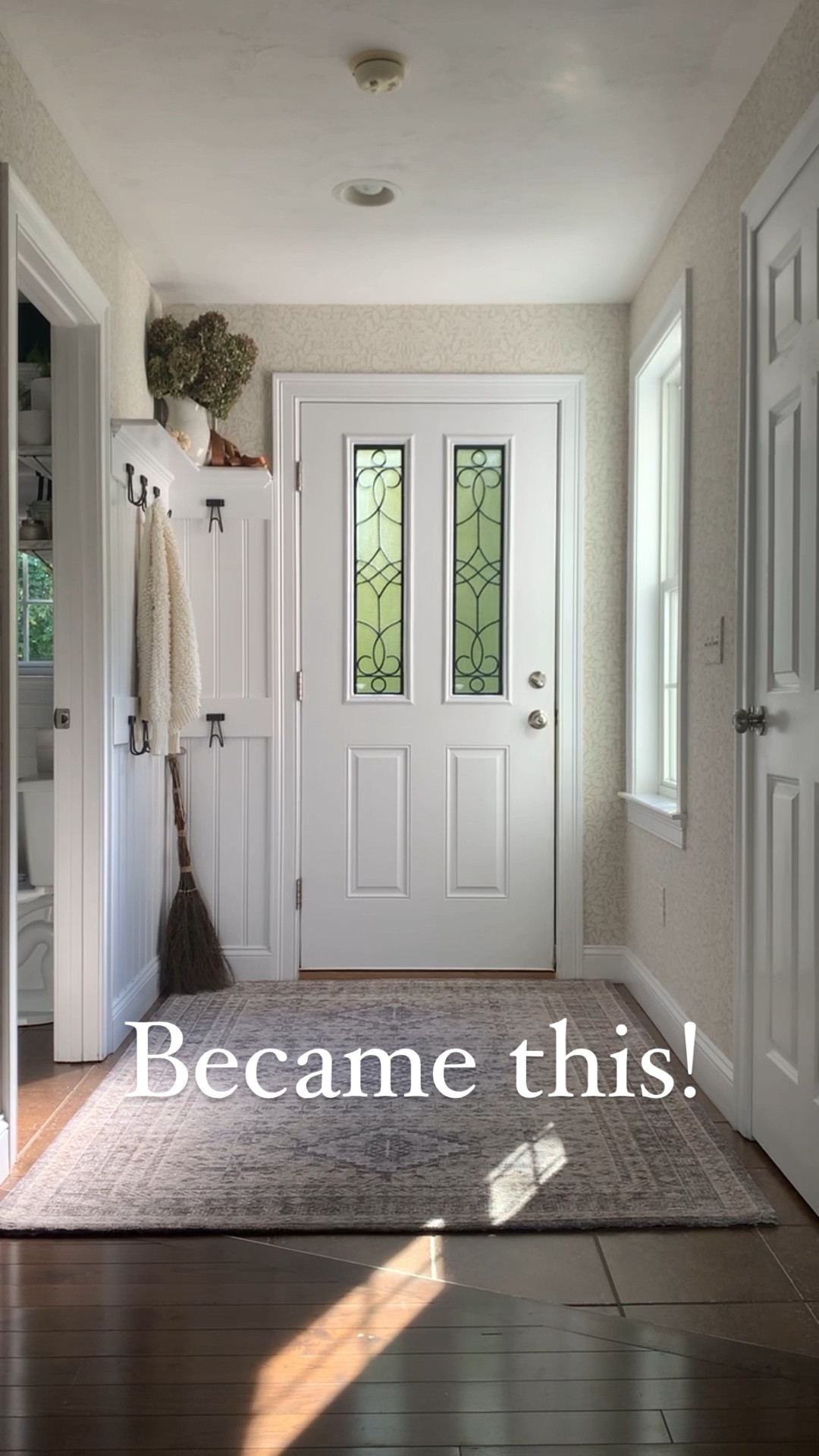 1 year anniversary of our front entryway wallpaper update. 

#LTKFind #LTKhome #LTKstyletip